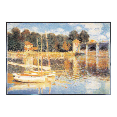 Stampa incorniciata Il Ponte Arg Monet 70.7x100.7 cm