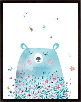 Stampa incorniciata SUMMER BEAR 42x52 cm