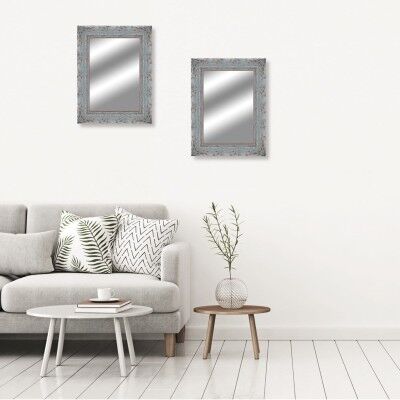 Specchio a parete rettangolare Forest grigio 88x118 cm