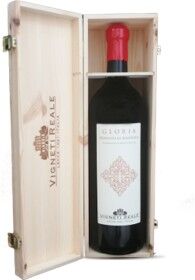 Vigneti Reale Primitivo di Manduria Doc Gloria Jéroboam Cassa Legno 2017