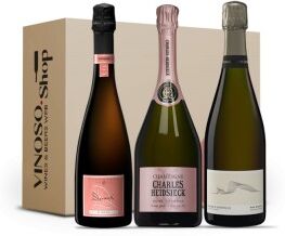 3 BOTTIGLIE DI CHAMPAGNE San Valentino Champagne Rosé