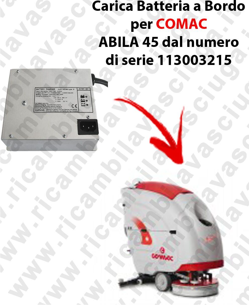 Nordelettronica Caricabatteria a Bordo per lavapavimenti COMAC ABILA 45 dal 113003215