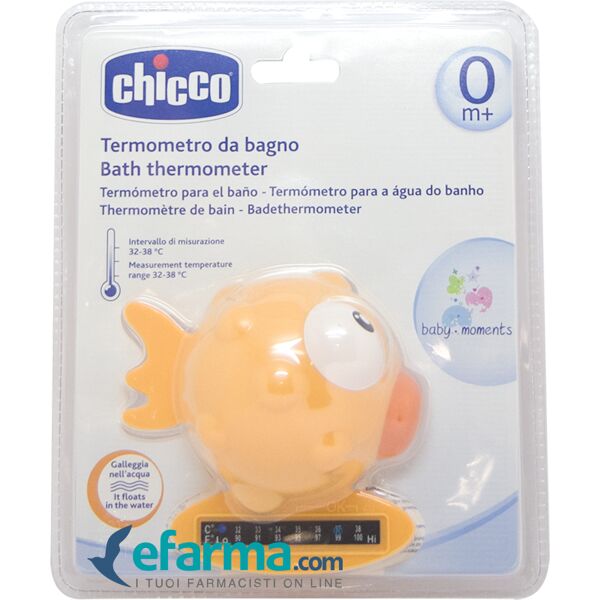 chicco termometro bagno pesce arancione