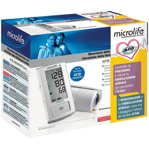 microlife afib advanced easy misuratore automatico pressione arteriosa