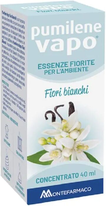 pumilene vapo montefarmaco fiori bianchi essenza fiorita per l'ambiente 40 ml