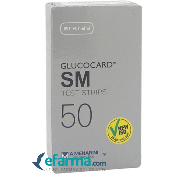 glucocard glucodard-sm test strips sistema per la misurazione della g licemia 50 pezzi