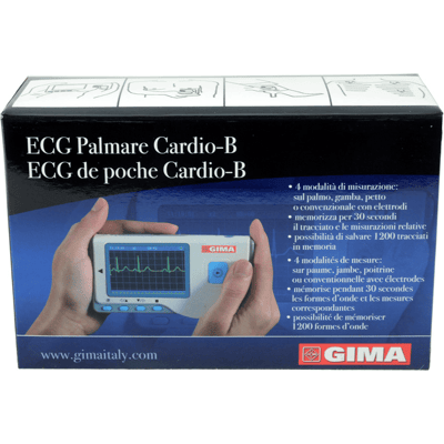 Gima ECG Palmare Cardio B Monitoraggio Cardiaco Rapido e Semplice Gima ECG Palmare Cardio B Monitoraggio Cardiaco Rapido e Semplice
