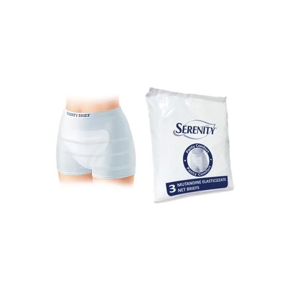 serenity panty comfort mutandina elasticizzata taglia l 3 pezzi