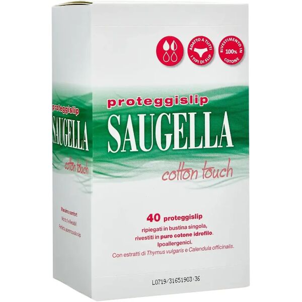 saugella cotton touch proteggi slip 40 pezzi