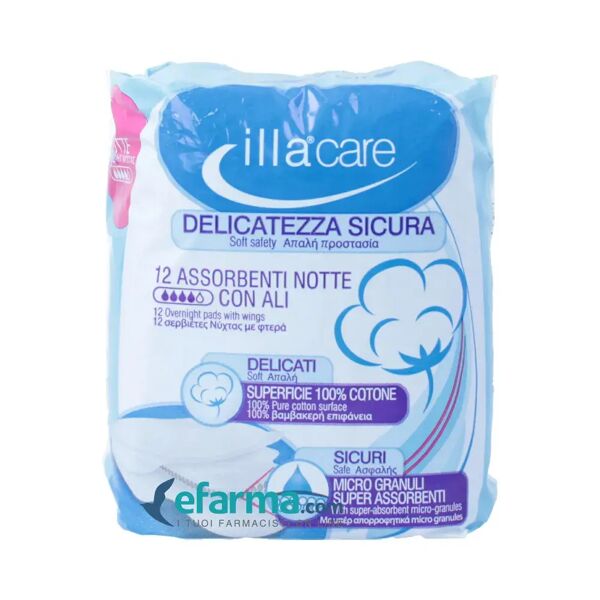 illa care assorbenti notet ipoallergenici con ali 12 pezzi