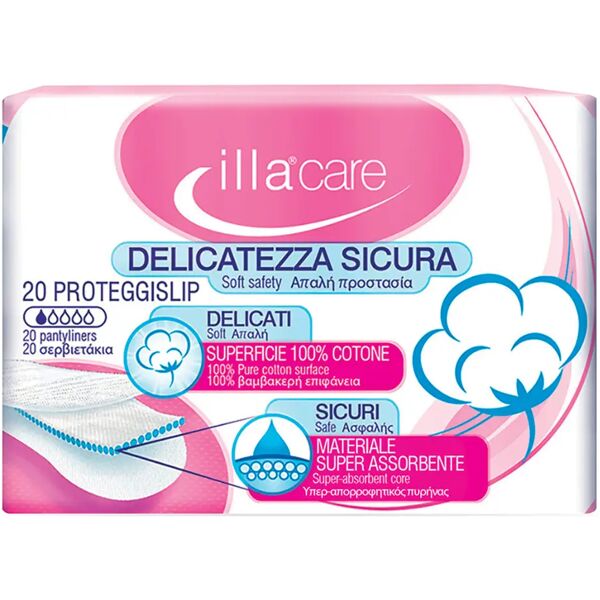 illa care proteggi slip per flusso abbondante 20 pezzi