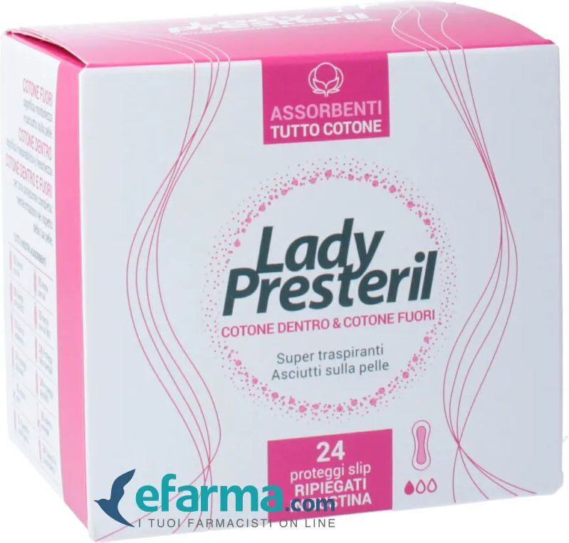 lady presteril proteggi slip poket 24 pezzi