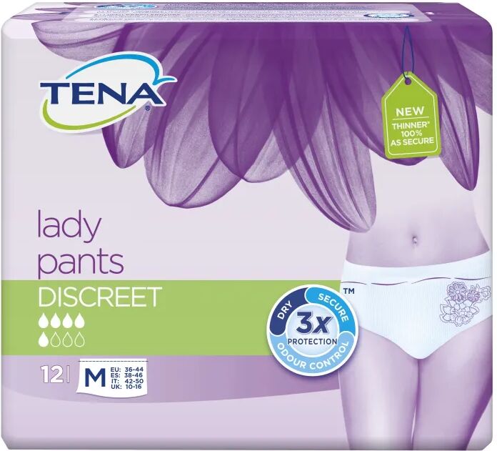 tena silhouette normal blanc mutandine assorbenti taglia m 12 pezzi