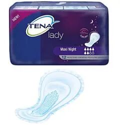 TENA Lady Night Assorbenti Maxi 12 pezzi