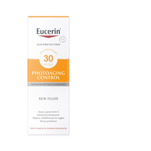 eucerin sun fluid anti-età crema solare viso fp 30 protezione alta 50 ml