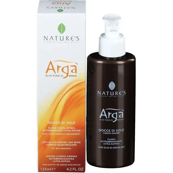 nature's argà orosolare autoabbronzante gocce 125 ml