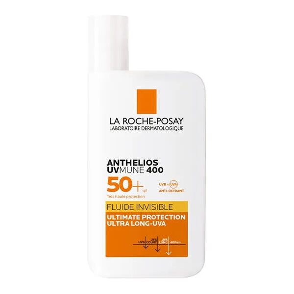 la roche posay anthelios uvmune 400 fluido invisibile che offre protezione estrema da uva ultra lunghi sp50+ senza profumo 50ml