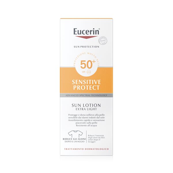 eucerin sun crema solare fp 50+ extra leggera protezione corpo 150 ml