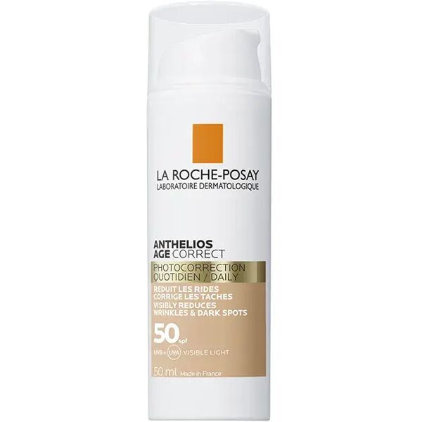 la roche posay anthelios age correct spf50 crema solare colorata 50 ml