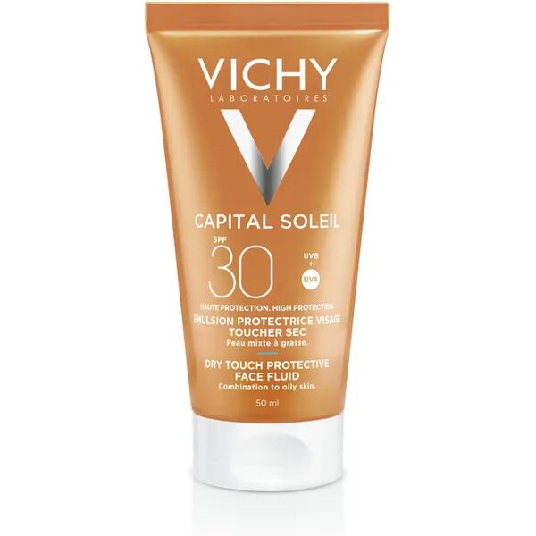 vichy idéal soleil emulsione anti-lucidità effetto asciutto spf 30 pelle grassa 50 ml