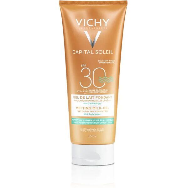 vichy idéal soleil gel latte solare ultra-fondente spf 30 protezione corpo 200 ml