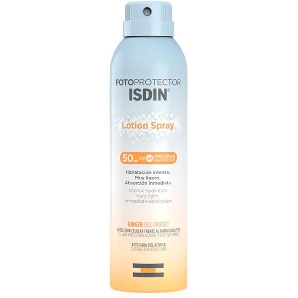 isdin fotoprotector lozione spray spf 50 protezione solare 250 ml