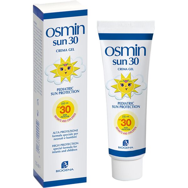 biogena osmin sun crema solare protettiva spf30 pediatrica per pelle sensibile 90 ml