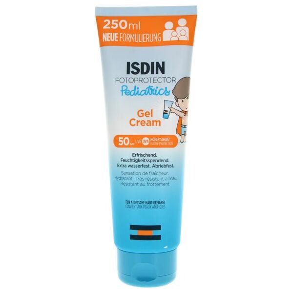 isdin sunscreen fotoprotector pediatrics spf 50+ protezione solare per bambini 250 ml