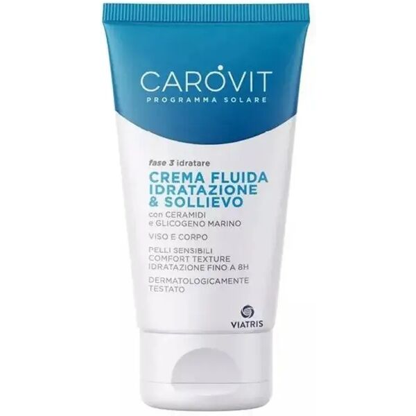 carovit crema fluida idratazione e sollievo doposole viso e corpo 150 ml