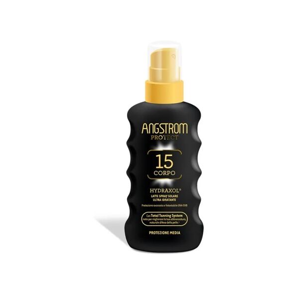 angstrom latte solare spray ultra idratante spf 15 corpo 175 ml