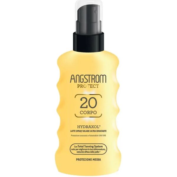 angstrom latte solare spray ultra idratante spf 20 corpo 175 ml