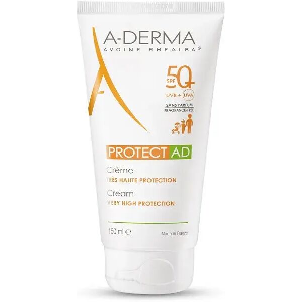 a-derma protect ad crema solare spf 50+ pelle tendenza atopica tubo 150 ml