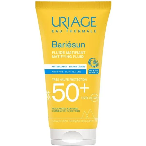 uriage bariésun mat fluido spf 50+ protezione viso 50 ml