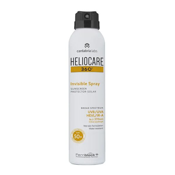 heliocare 360° spray invisibile spf 50+ protezione solare corpo 200 ml