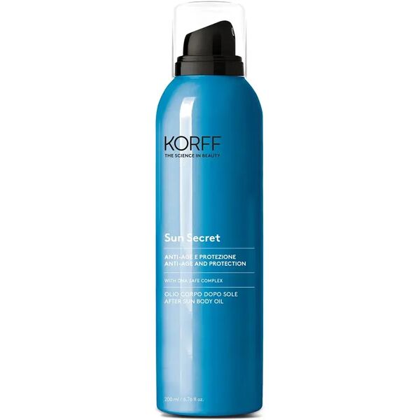 korff sun secret olio corpo doposole 200 ml