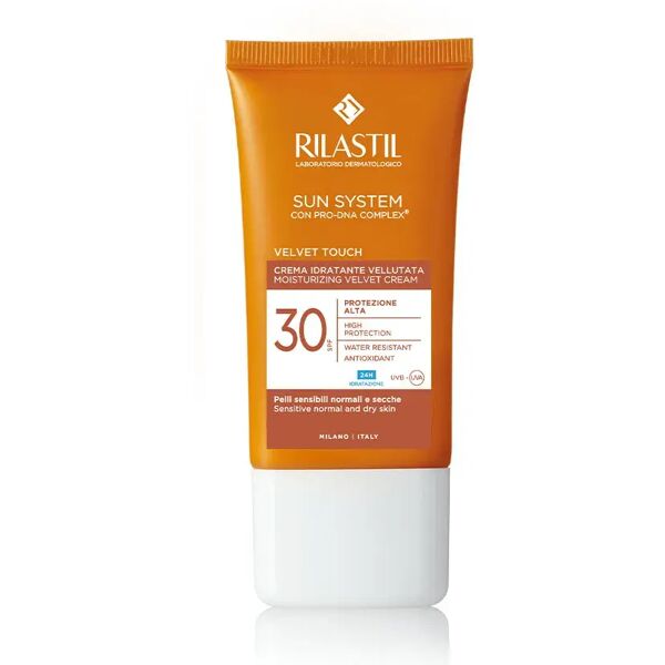 rilastil sun system crema solare vellutata viso spf 30 50 ml