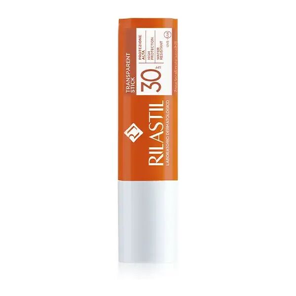 rilastil sun system stick trasparente spf 30 zone sensibili viso 4 ml