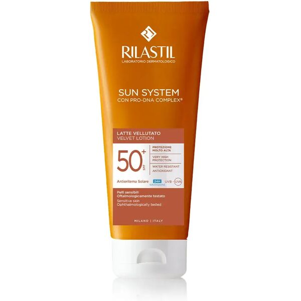 rilastil sun system latte solare vellutato corpo spf50+ 200 ml