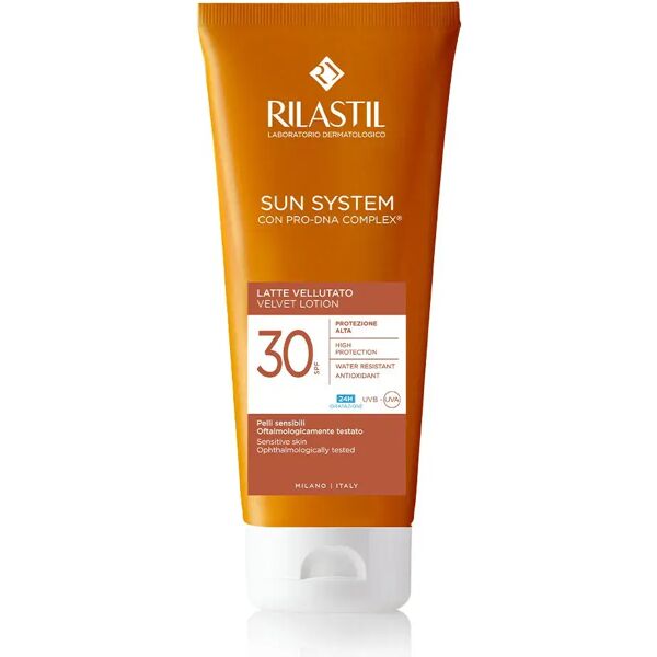 rilastil sun system latte solare vellutato corpo spf 30 200 ml