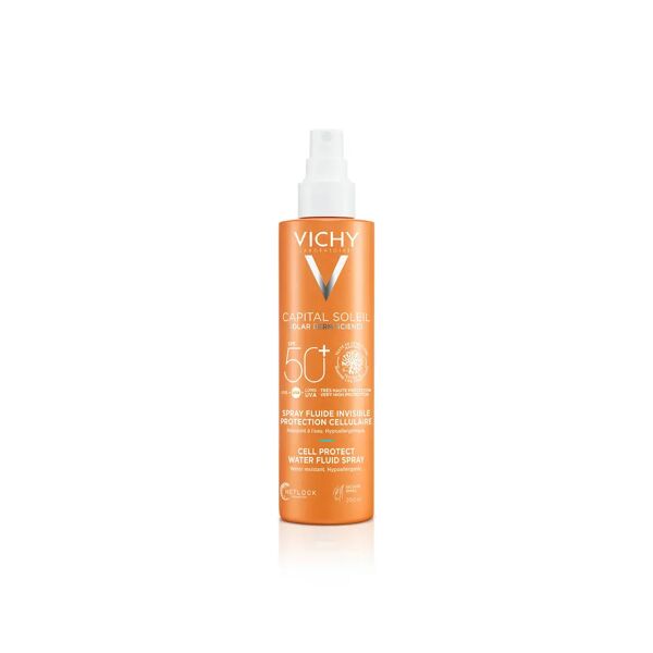vichy capital soleil solare spray anti-disidratazione texture ultra leggera spf50+ 200 ml