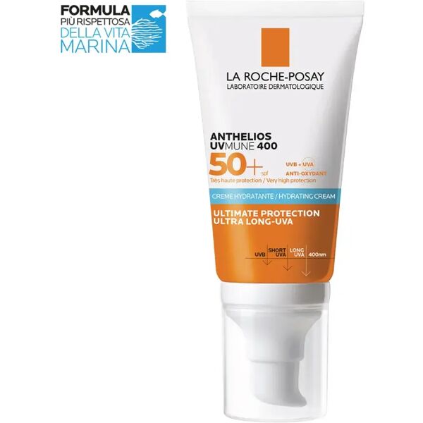 la roche posay anthelios uvmune 400 crema protettiva estrema spf50+ con profumo 50 ml