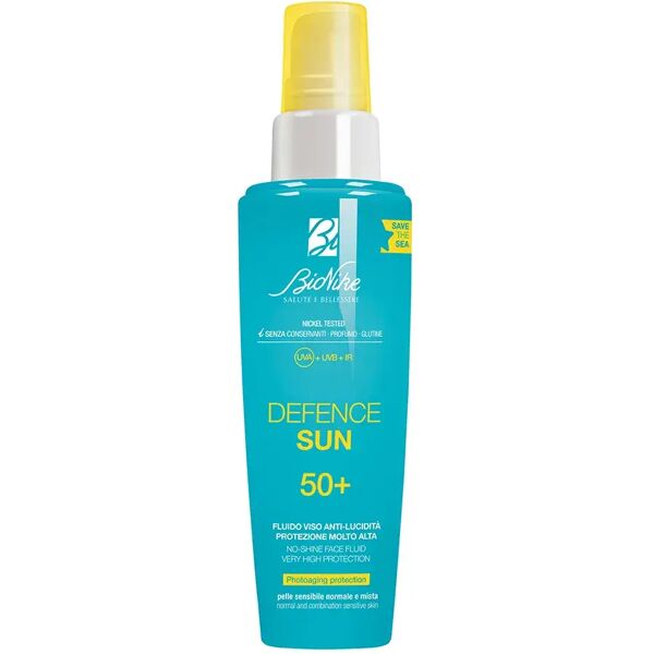 bionike defence sun fluido anti-lucidità spf 50+ protezione molto alta 50 ml