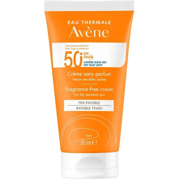 avène solare crema viso senza profumo spf 50+ protezione molto alta 50 ml