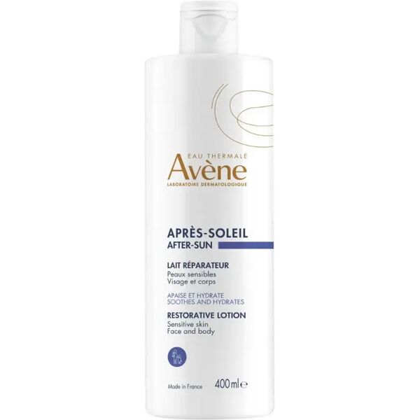 avène eau thermale latte doposole ristrutturante 400 ml