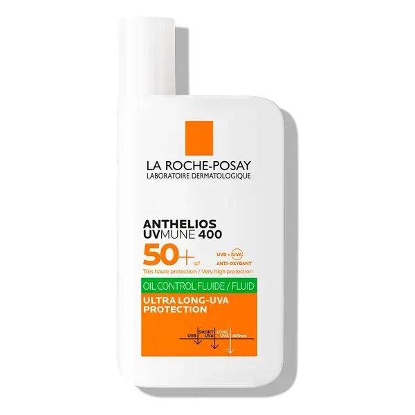 la roche posay anthelios uvmune fluido oil control spf50+ protezione viso 50 ml