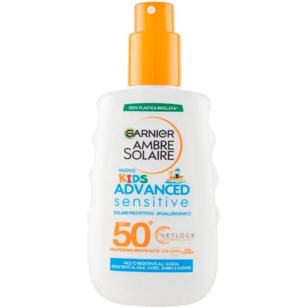 garnier ambre solaire kids advances spray protezione solare per bambini spf 50+ 200 ml