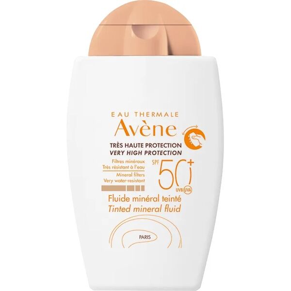 avène solare fluido minerale colorato spf 50+ protezione viso e collo 40 ml