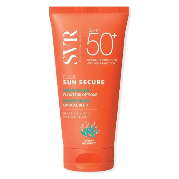 svr sun secure blur spf 50 crema mousse solare viso 50 ml