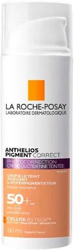 la roche posay anthelios crema solare colorata trattamento foto-correttivo quotidiano 50+spf 50 ml