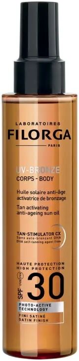 filorga uv-bronze body spf 30 spray solare corpo 150 ml